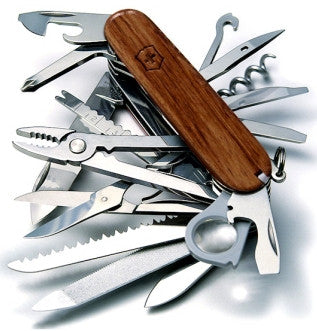 Taschenmesser SwissChamp Hartholz