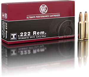 .222 Remington RWS Teilmantel TMS 3,24G