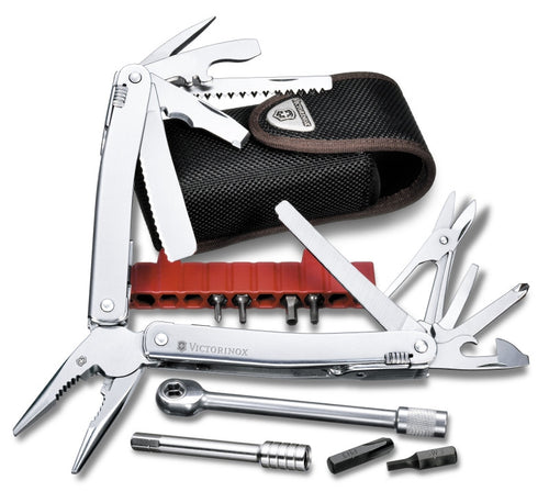 SwissTool Spirit Plus in Leder Etui