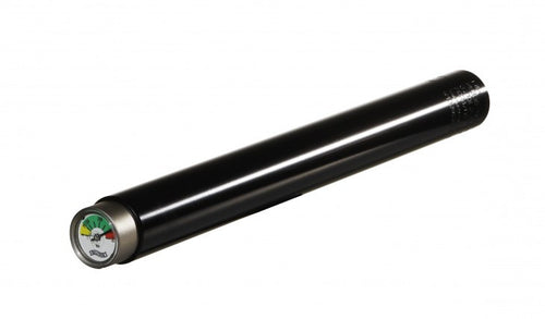 Pressluftkartusche 300 bar mit Manometer Alu silber