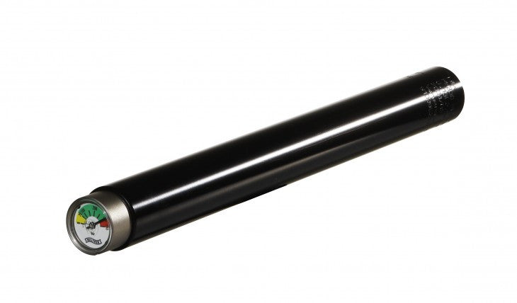 Pressluftkartusche 300 bar mit Manometer Alu silber