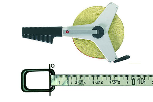 Rahmenbandmass 100 Meter, Stahl Typ 49