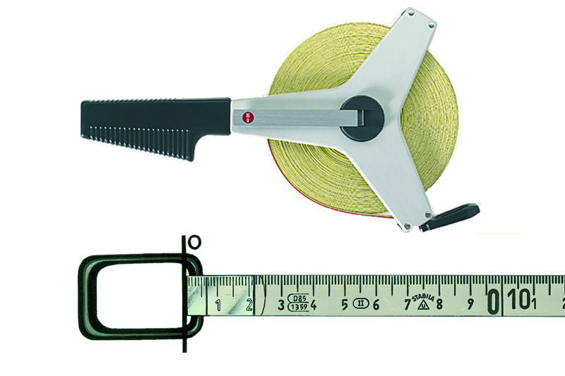 Rahmenbandmass 100 Meter, Stahl Typ 49