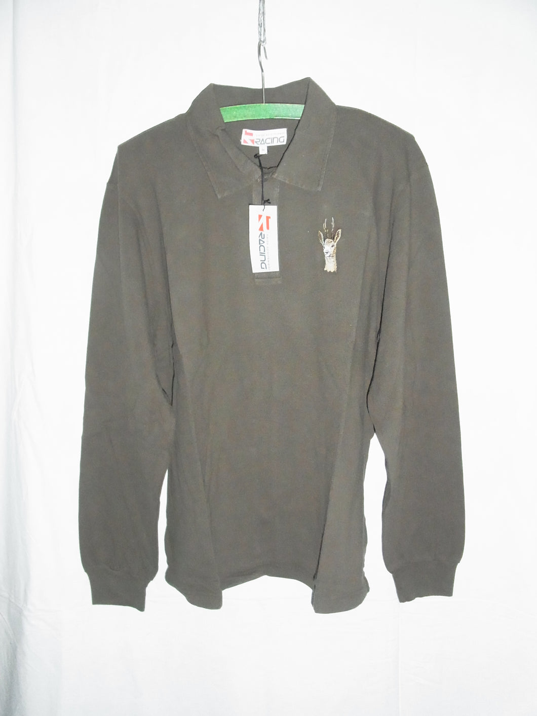 Jagd Poloshirt langarm grün