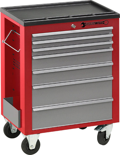 Werkzeugwagen  7 Schubladen, leer, Serie SW, rot