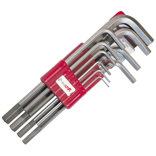 Winkelstiftschlüssel-Satz Inbus 10-teilig, 1.5 - 10mm