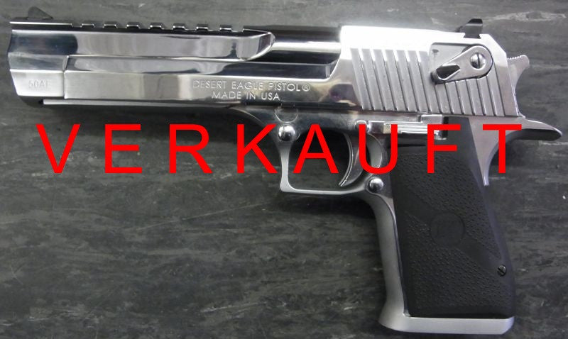 Pistole Desert Eagle chrom-poliert