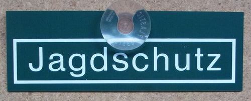 Autoschild Jagdschutz