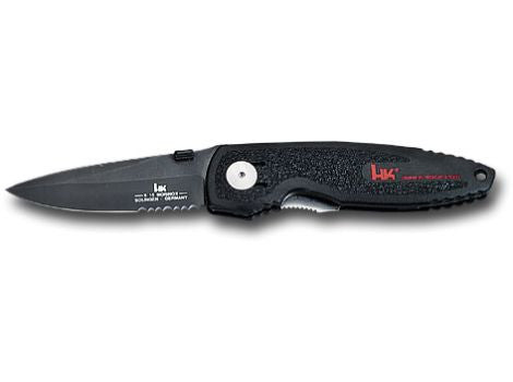 Klappmesser Heckler & Koch Drop Point, black