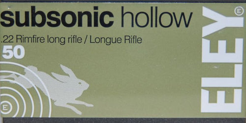 Kleinkaliberpatrone Eley Subsonic Hollow