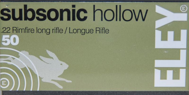 Kleinkaliberpatrone Eley Subsonic Hollow