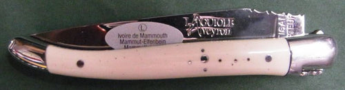 Laguiole Messer Elfenbein Mammut 10cm