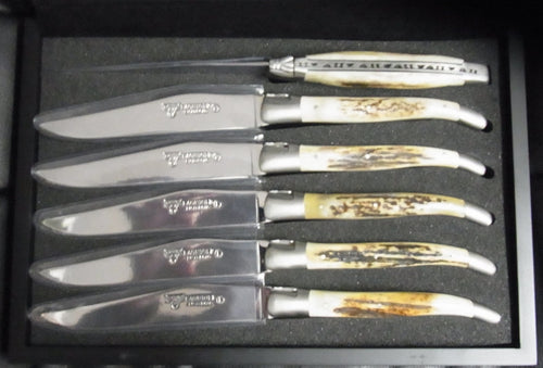 Laguiole Messer Hirschhorn Set