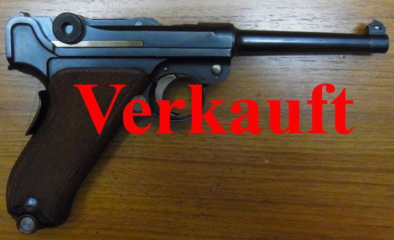 Verkauft Armeepistole Parabellum 1906