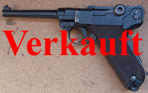 Verkauft Parabellum Pistole 24/29