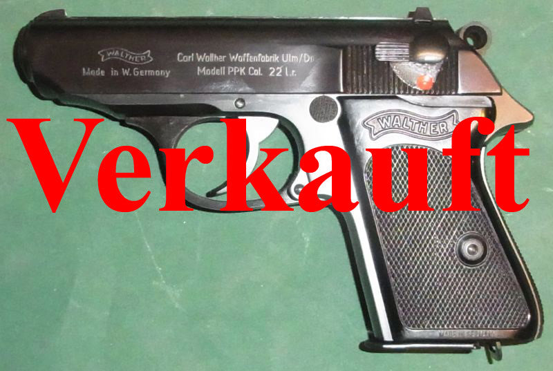 Verkauft Pistole Walher PPK