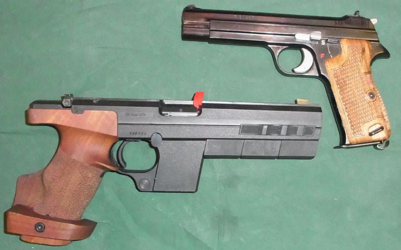 Pistolen SIG 210-2 Hämmerli 280