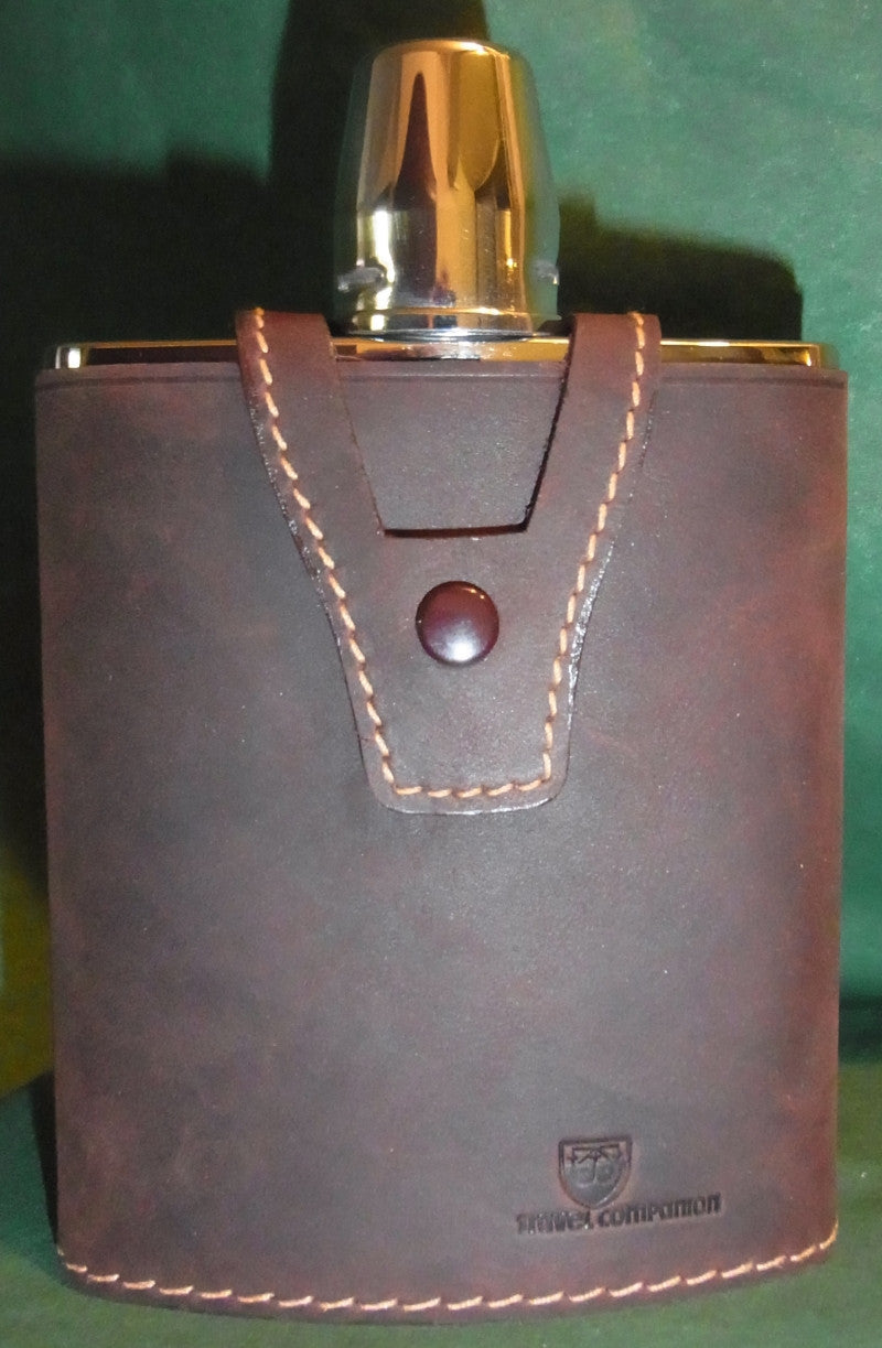 Schnapsflasche, braun