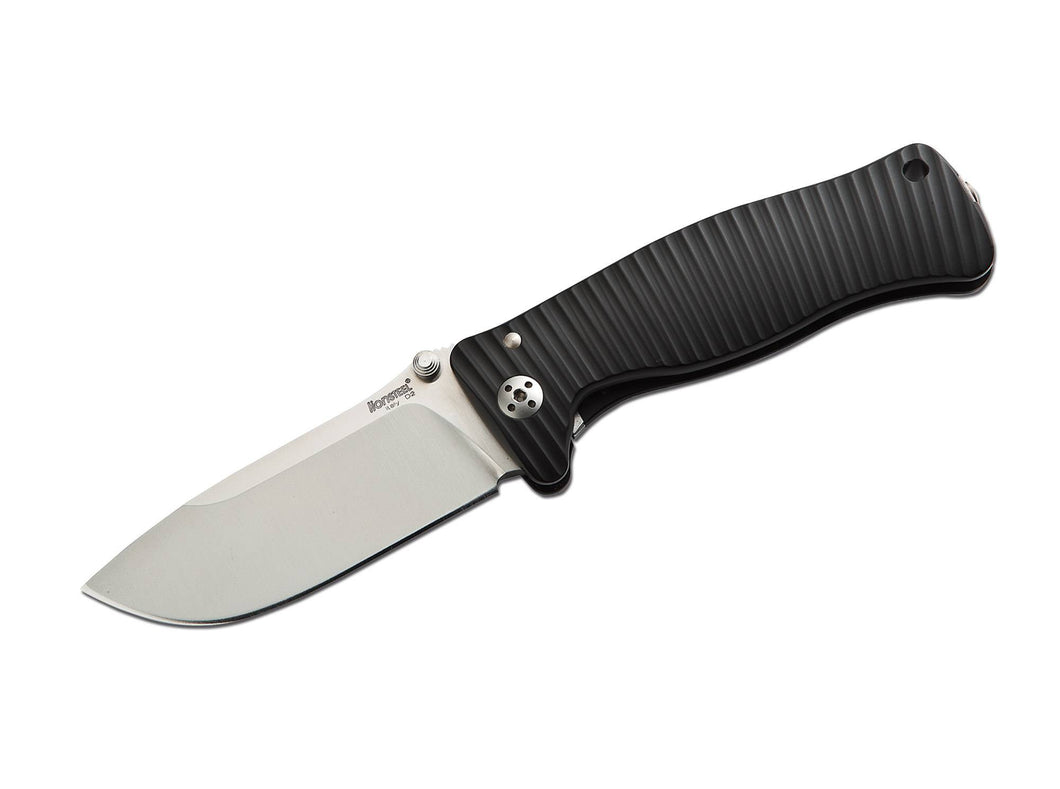 Taschenmesser LionSteel SR-2 Aluminium schwarz