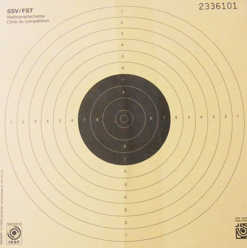 Zielscheiben 17 x 17 10er