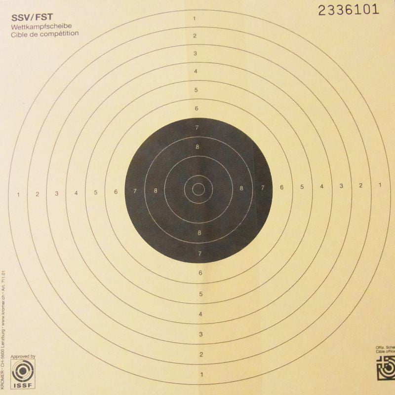 Zielscheiben 17 x 17 10er