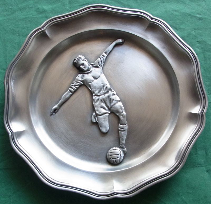 Zinnteller 23 Fussballer