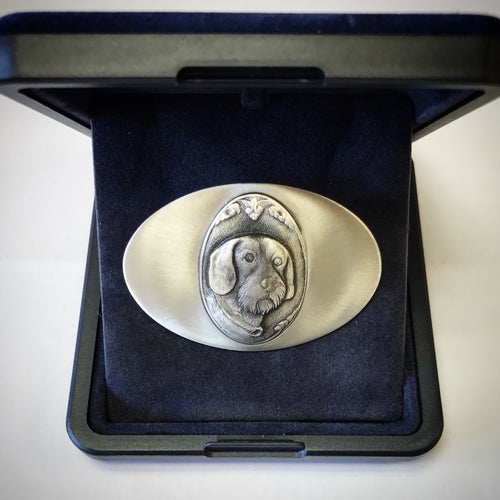 Gurtschnalle Silber DH-TECKEL