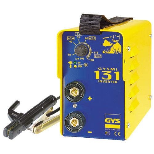 Inverter-Schweissgerät 230V, 10- 130A, mit Schweisskabel und Kof