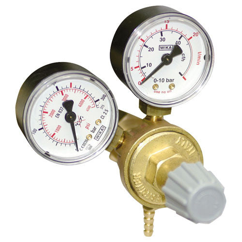 Druckminderer 20lt/min., mit Druck- + Litermanometer