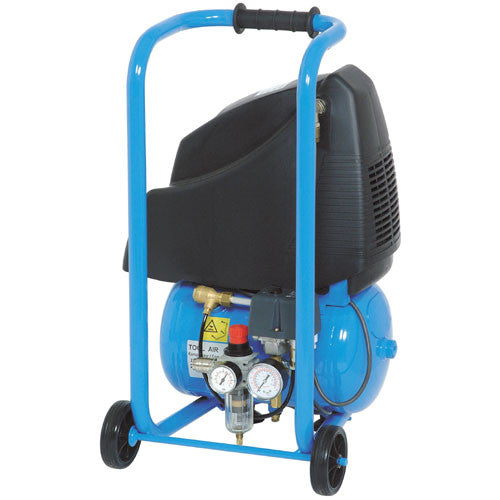 Kompressor 230 Volt, Tank  10 lt, 235 lt/min, Ölfrei