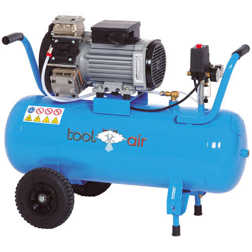 Kompressor 230 Volt, Tank  50 lt, 320 lt/min, Ölfrei