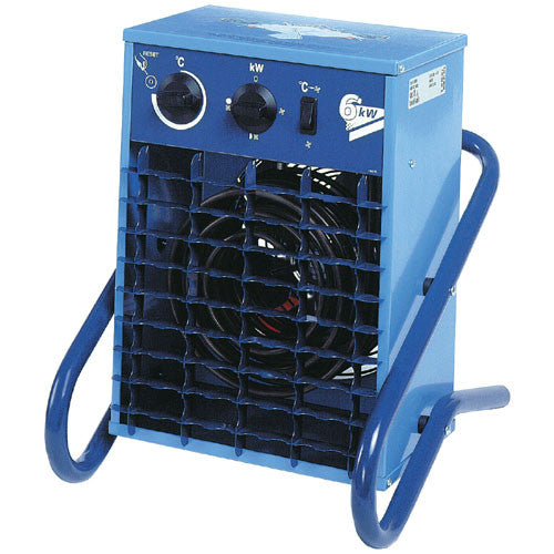 Elektroheizgebläse 400V,  6kW, mit Zeitschaltuhr