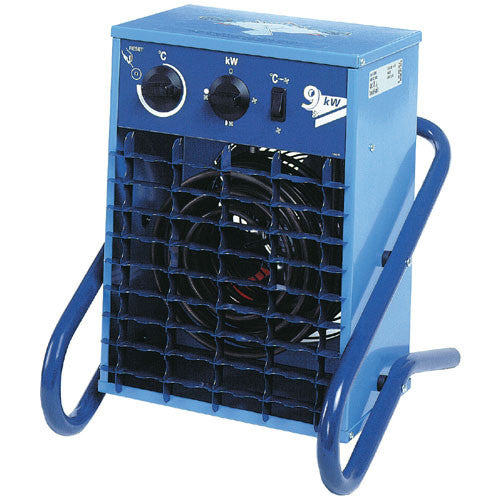 Elektroheizgebläse 400V,  9kW, mit Zeitschaltuhr
