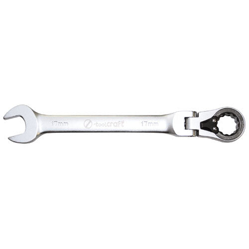Ringgabel-Rätschenschlüssel 13mm, mit Gelenkkopf
